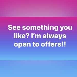 I’m serious!!! I’m always open to offers!! Will accept or counter!!